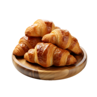 ai generiert Croissants, Croissants png, Croissants mit transparent Hintergrund png