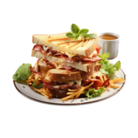 ai generiert Verein Sandwich, Verein Sandwich png