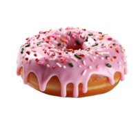 AI generated Donut, Donut Png, Donut With Transparent Background png