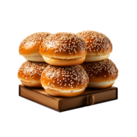 ai gegenereerd hamburger broodjes, hamburger broodjes PNG