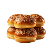 ai generado hamburguesa bollos, hamburguesa bollos png