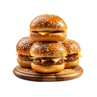 ai gegenereerd hamburger broodjes, hamburger broodjes PNG