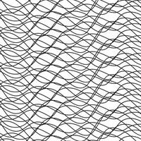 simple abstract black color asymmetrical rendom texture chaotic line pattern on white color background. vector