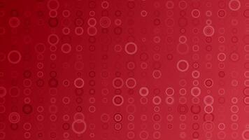 abstract random popping circles red color geometrical futuristic background video