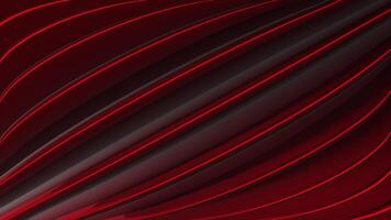 Hi-tech red color neon diagonal stripes technological background video
