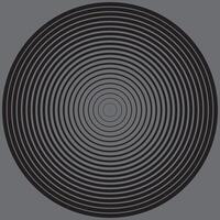 simple abstract black color circle blend halftone pattern on grey background vector