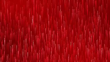 Red color glitter particles moving upwards direction particles background video