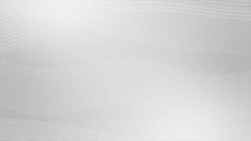 simple White color minimal geometrical pattern waves loop able background video