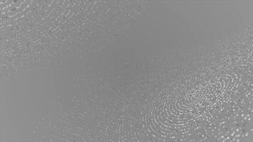 blanc Couleur Facile et chic 3d élégant pente arrière-plan, 3d blanc particules Contexte video