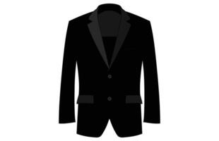 traje silueta, hombres chaqueta de sport o chaqueta símbolo sencillo silueta icono en antecedentes vector