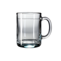 ai gegenereerd glas mok, glas mok png, glas mok met transparant achtergrond png