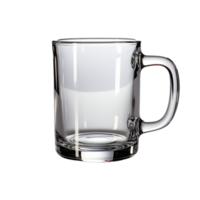 AI generated Glass Mug, Glass Mug Png, Glass Mug With Transparent Background png