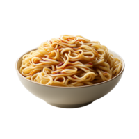 ai generado fideos, tallarines png, tallarines con transparente antecedentes png