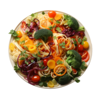 AI generated Vegetable noodles, Vegetable noodles png
