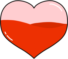 rosso cuore illustrazione. sangue donazione concetto png