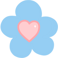 bloem clip art. geïsoleerd Aan transparant achtergrond png