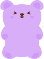 colorida geléia Urso ilustração png