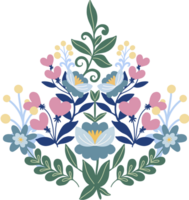 putsa folk valentine härlig hjärta och blomma blomma för mode, hälsningar, klistermärke png