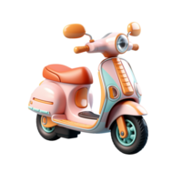 ai generiert Vespa Emoji, Vespa Emoji png, winzig süß Vespa Emoji png