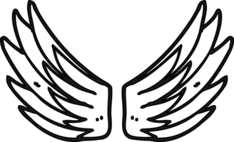 desenho animado asas símbolo ícone png