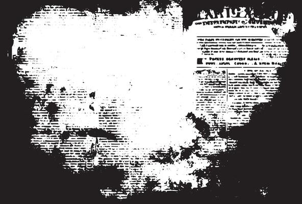 OLD DARK SCRATCHED PAPER TEXTURE BACKGROUND VINTAGE NEWSPAPER PATTERN