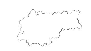 animated sketch map of krakow in poland video