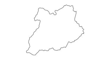 animated sketch map of Khost in afghanistan video