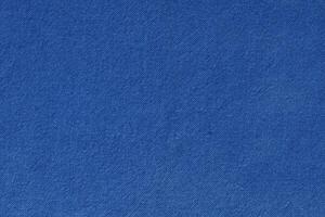 azul algodón tela textura, un natural textil deleite foto