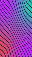 Abstract Thick Lines Wavy Motion Background Gradient Color video