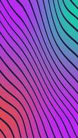 Abstract Thick Lines Wavy Motion Background Gradient Color video