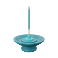 3D Illustration incense png