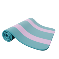 3d illustratie yoga mat png