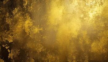 AI generated Gold shiny wall abstract background texture, Beatiful Luxury and Elegant photo
