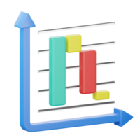 3D Illustration funnel chart png