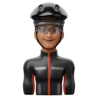 3d avatar karakter illustratie mannetje atleet png