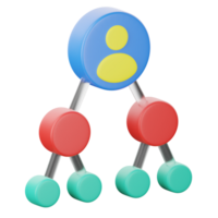 3d illustration träd Diagram png