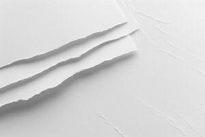 AI generated white paper texture background A3 size photo