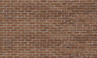 The pattern or texture of a red brick wall appears smooth and continuous. photo