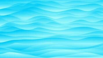 Abstract background with blue water and ocean wave lines. photo