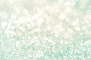 Blue Glitter Christmas Abstract Background, Festive Sparkle photo