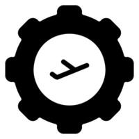 settings glyph icon vector