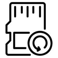 data transfer line icon vector