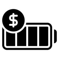 money glyph icon vector