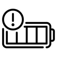 error line icon vector
