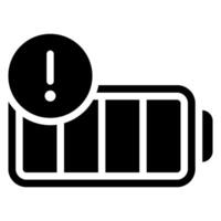 error glyph icon vector
