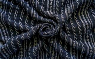 AI generated Top view of fabric texture photo