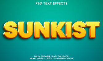 skin text effect template psd