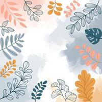 abstract backgrounds for design. Colorful banners with autumn leaves. vector