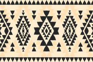 Carpet ethnic ikat pattern art. Geometric ethnic ikat seamless pattern in tribal. Mexican style. vector