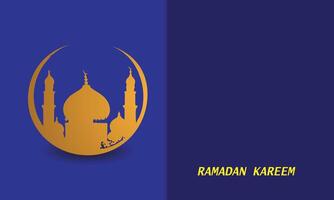 Ramadán bandera, Ramadán kareem social medios de comunicación bandera modelo. vector arte, completamente editable.